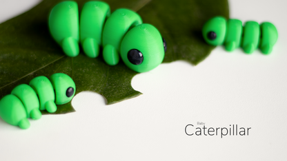 Green Baby Caterpillar fidget toys