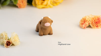 Tiny Highland Cow